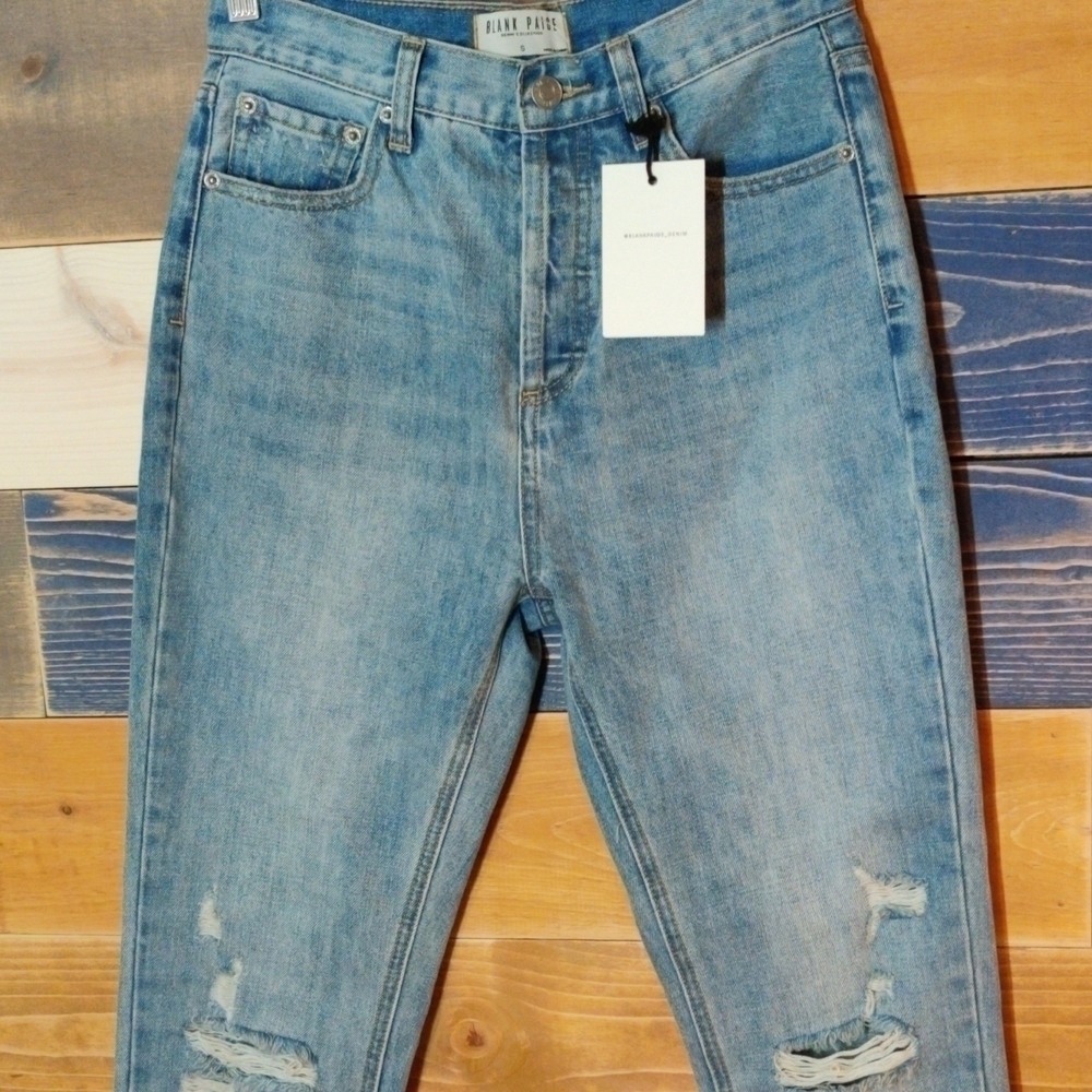 Blank Paige Jeans NWT boyfriend style S - Picture 2 of 7